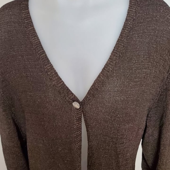 Vintage Principles Classy Mesh Cardigan fits XL-1X - Picture 2 of 4